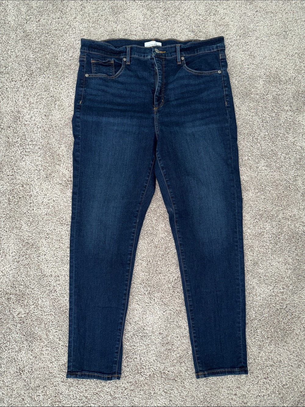 LOFT Dark Indigo Skinny Jeans